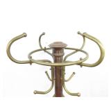 Antique Brass and Copper Coat Rack