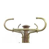 Antique Brass and Copper Coat Rack