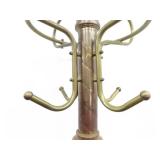 Antique Brass and Copper Coat Rack