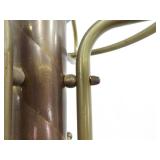 Antique Brass and Copper Coat Rack