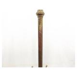 Antique Brass and Copper Coat Rack