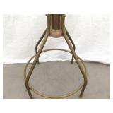 Antique Brass and Copper Coat Rack