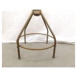 Antique Brass and Copper Coat Rack