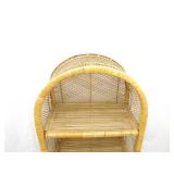 Vintage Wicker Shelf