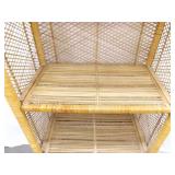 Vintage Wicker Shelf