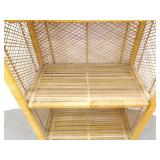 Vintage Wicker Shelf
