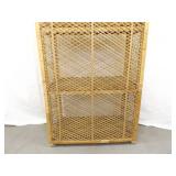 Vintage Wicker Shelf