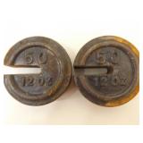 Antique Iron Larger Table Scale