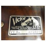 WORKING Antique Victrola Record Player, Records, and Needles
