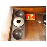 WORKING Antique Victrola Record Player, Records, and Needles