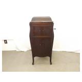 WORKING Antique Victrola Record Player, Records, and Needles