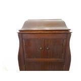 WORKING Antique Victrola Record Player, Records, and Needles