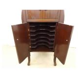 WORKING Antique Victrola Record Player, Records, and Needles