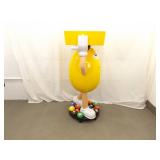 Peanut M&M Rolling Store Display