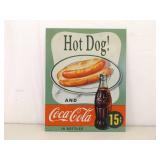Coca-Cola Metal Sign and Canada Dry Serving Tray