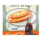 Coca-Cola Metal Sign and Canada Dry Serving Tray