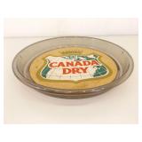 Coca-Cola Metal Sign and Canada Dry Serving Tray