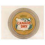 Coca-Cola Metal Sign and Canada Dry Serving Tray