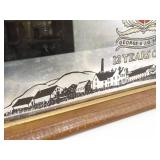 Lot of 3 Liquor Advertising Wall Mirrors
