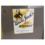 Lot of 3 Liquor Advertising Wall Mirrors