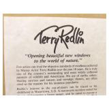 Wood Framed Terry Redlin Hand Signed Open Edition "The Sharing Season II"