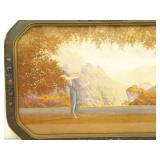 Antique Wood Framed "Dawn" by Robert Wood