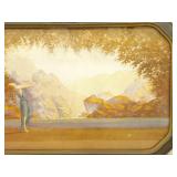 Antique Wood Framed "Dawn" by Robert Wood