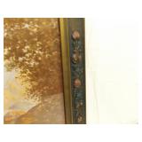 Antique Wood Framed "Dawn" by Robert Wood