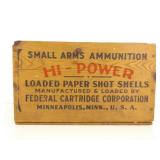 Vintage Federal Cartridge Wood Ammunition Box