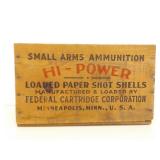 Vintage Federal Cartridge Wood Ammunition Box