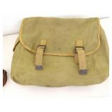 WWI and WWII Archive of Rations, Gas Mask Canister, Bag, etc.