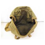 WWI and WWII Archive of Rations, Gas Mask Canister, Bag, etc.