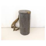 WWI and WWII Archive of Rations, Gas Mask Canister, Bag, etc.
