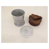 WWI and WWII Archive of Rations, Gas Mask Canister, Bag, etc.