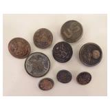 WWI and WWII Archive of Rations, Gas Mask Canister, Bag, etc.
