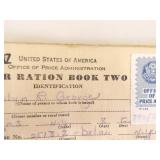 WWI and WWII Archive of Rations, Gas Mask Canister, Bag, etc.