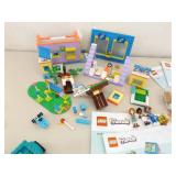 Large Lot of Legos Friends and Creator Sets, Manuals, Minifigures, etc.
