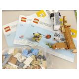 Large Lot of Legos Friends and Creator Sets, Manuals, Minifigures, etc.
