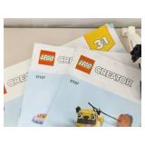 Large Lot of Legos Friends and Creator Sets, Manuals, Minifigures, etc.
