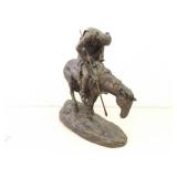 Vintage Daniel Monfort "End of Trail" Sculpture