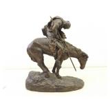 Vintage Daniel Monfort "End of Trail" Sculpture