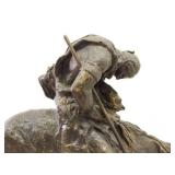 Vintage Daniel Monfort "End of Trail" Sculpture