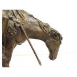 Vintage Daniel Monfort "End of Trail" Sculpture