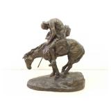 Vintage Daniel Monfort "End of Trail" Sculpture