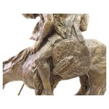 Vintage Daniel Monfort "End of Trail" Sculpture