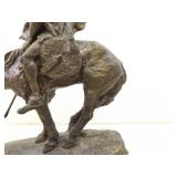 Vintage Daniel Monfort "End of Trail" Sculpture