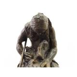 Vintage Daniel Monfort "End of Trail" Sculpture
