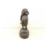 Vintage Daniel Monfort "End of Trail" Sculpture