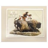 Vintage Daniel Monfort "End of Trail" Sculpture