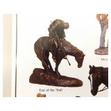 Vintage Daniel Monfort "End of Trail" Sculpture